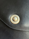 90s OROTON BLACK LEATHER BAG