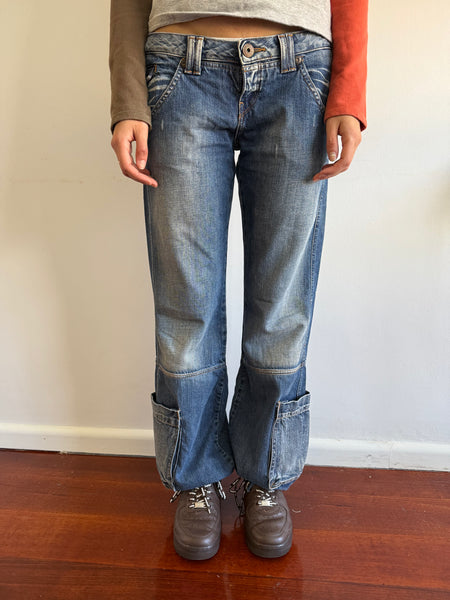00s REPLAY CARGO JEANS