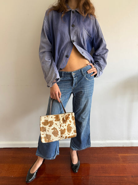 60s VINTAGE DISTRESSED WORK SHIRT