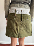 VINTAGE SPLIT STYLE MINI SKIRT