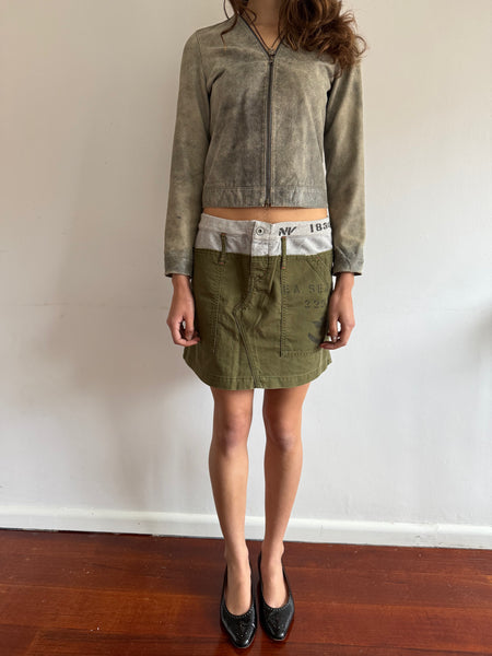 VINTAGE SPLIT STYLE MINI SKIRT